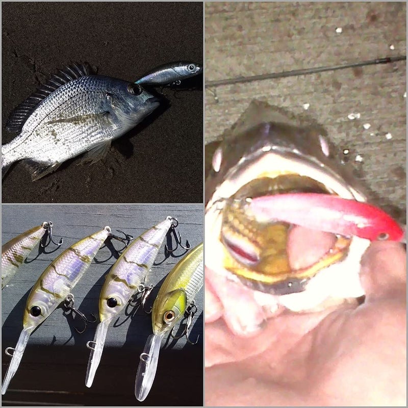 wLure 10 Blank Unpainted Minnow Jerkbait Medium Diver Tight Wobble Fishing Lures with Free Eyes UPM514 - Image 5